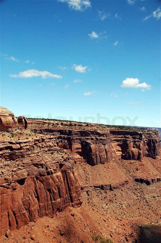 Utah Canyonlands. Utah Landscapes. Utah, USA. Vertical Photo, stock photo