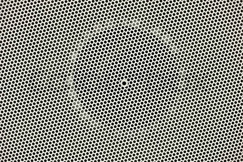 Mesh Metal Body Background. Small Circle Holes Pattern. Photo Background, stock photo