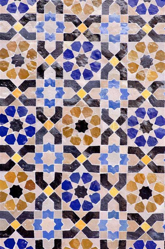 Mosaic arabic, stock photo