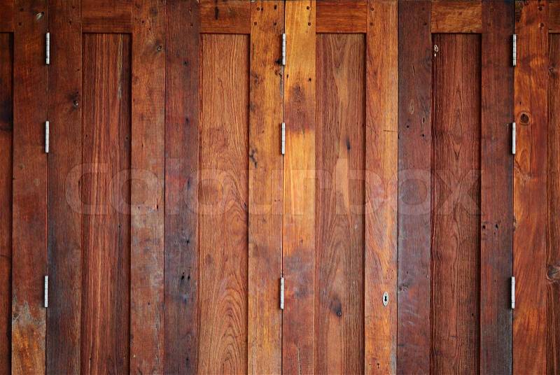 Vintage wood door background for graphic designer, stock photo