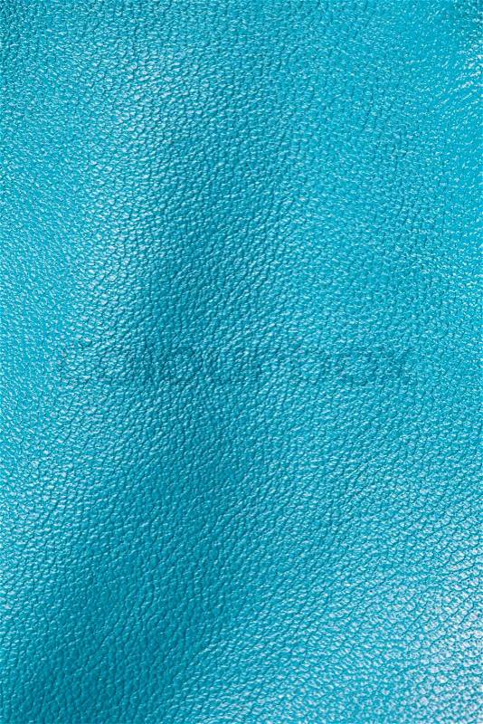 High resolution blue leather texture for background, stock photo