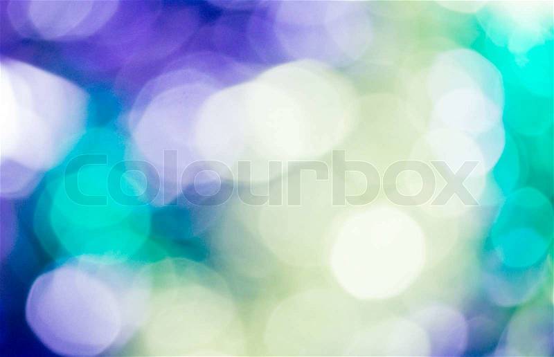 Abstract circular colorful bokeh from the party light, stock photo