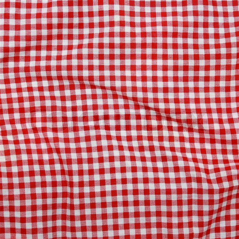 Abstract background texture of a red and white checkered ...