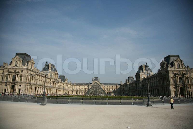 Editorial image of \'paris, attractions, louvre\'