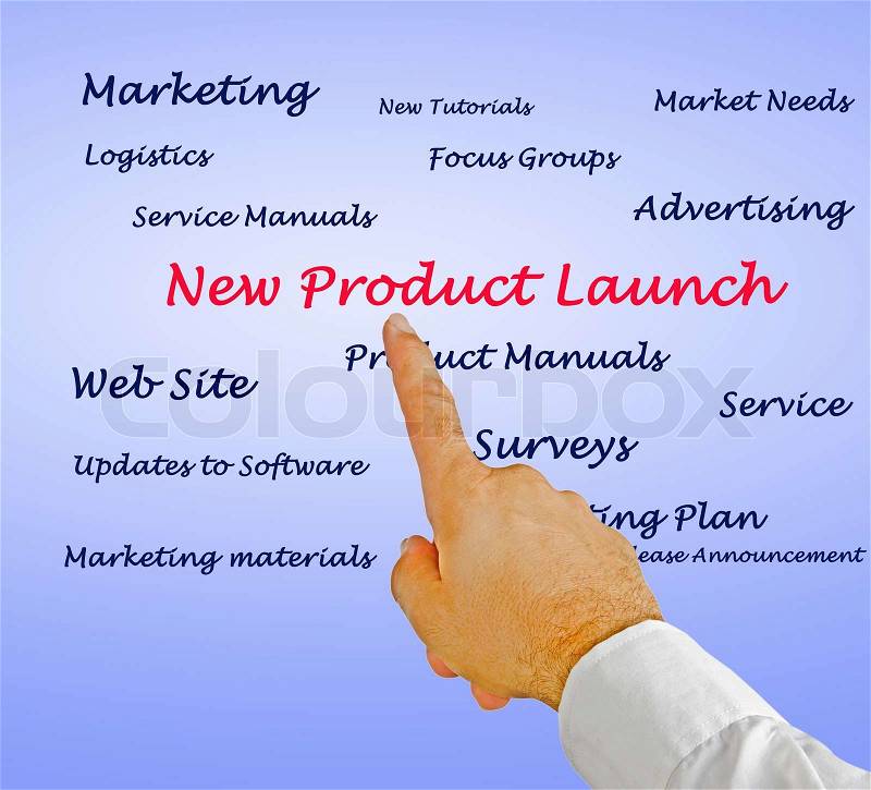 New product launch, stock photo