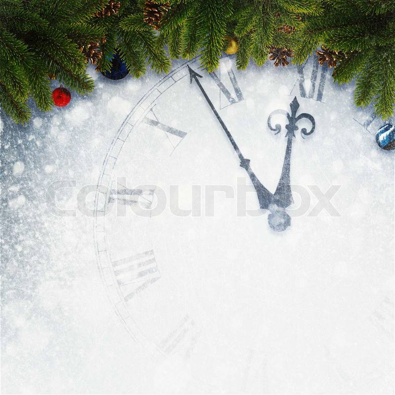 Countdown to New Year, abstract holidays backgrounds for your design, stock photo