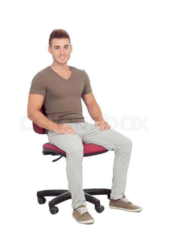 https://www.colourbox.com/preview/8568285-casual-young-man-sitting-on-an-office-chair.jpg