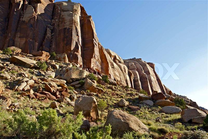 Utah Scenic Rocks Formations. Utah, United States. Nature Collection, stock photo