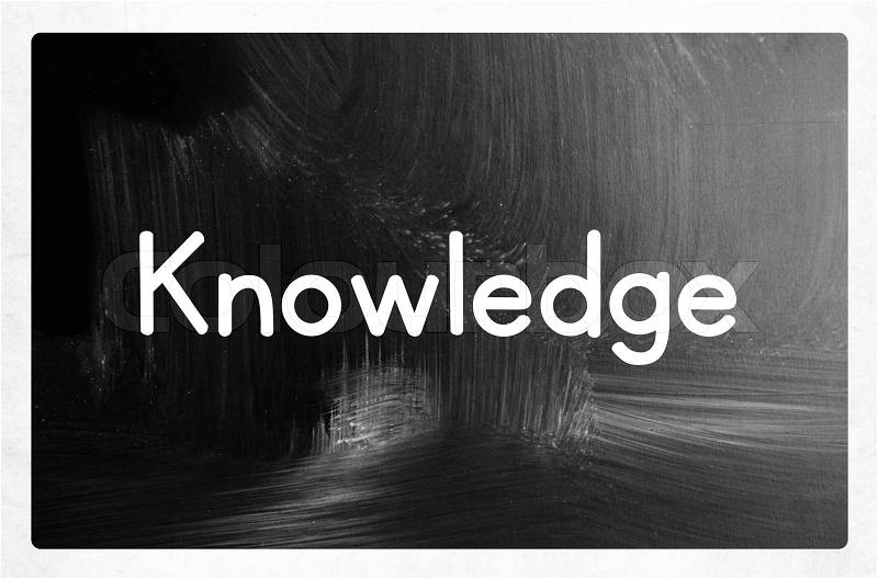 Knowledge concept, stock photo