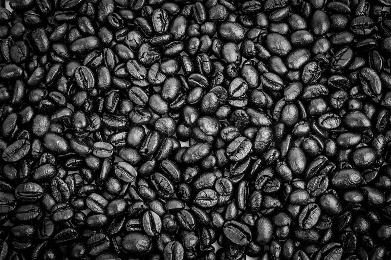 Coffe beans texture (Special process style), stock photo