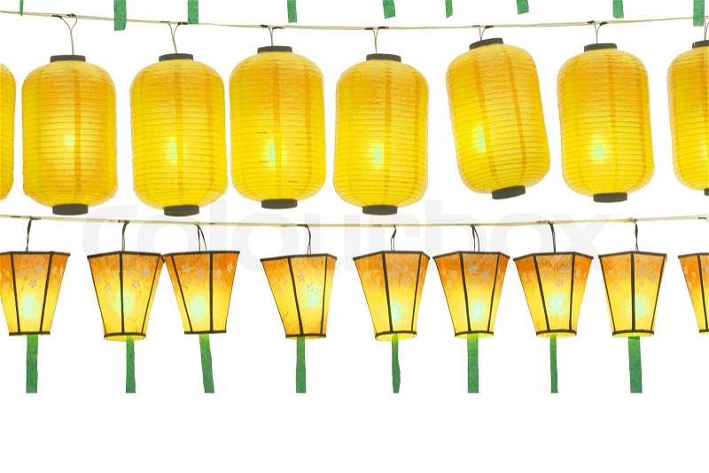 Japanese lanterns, stock photo