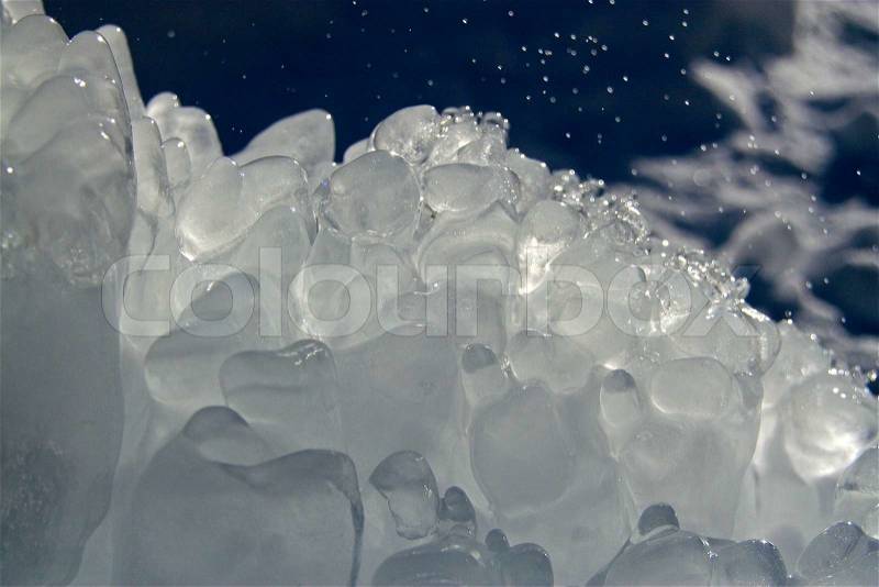 Melting ice, stock photo