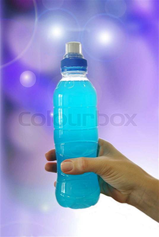 Special sports drink and extreme sports gyms, stock photo