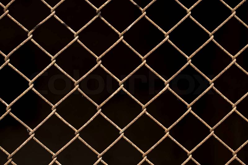 Background of rusty grid, stock photo