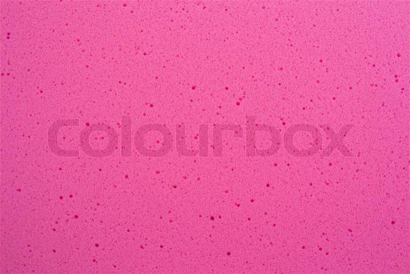 Pink foam bubble, stock photo