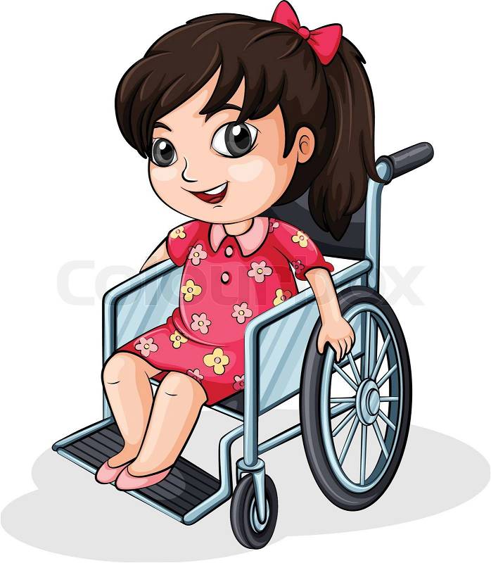 clipart girl in wheelchair - photo #9