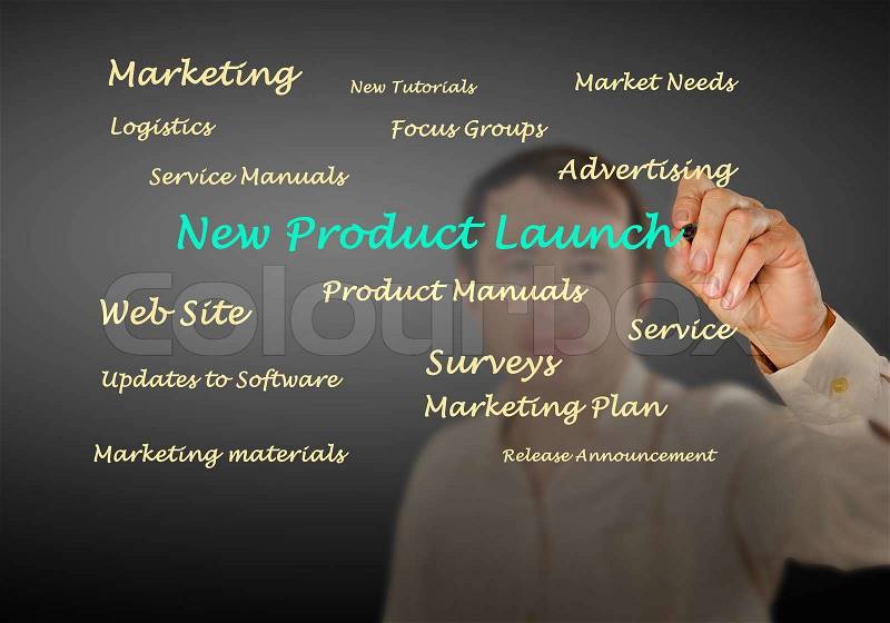 New product launch, stock photo