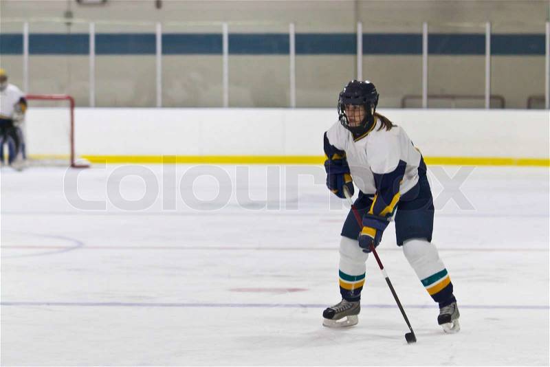 Nicole - Hockey, stock photo