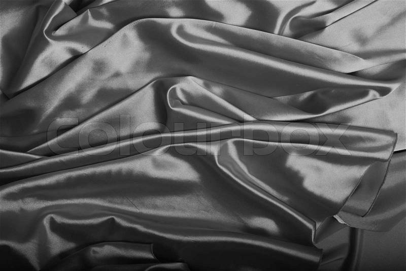 Silver silk background texture, stock photo