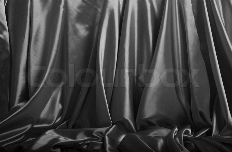 Silver silk background, stock photo