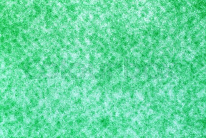 Close up of green felt sheet, stock photo