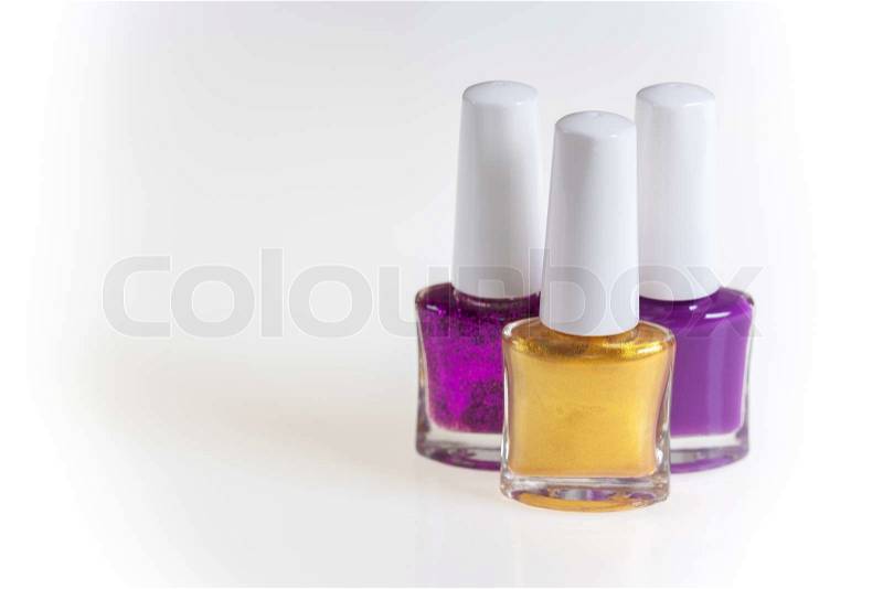 5. Purple and Gold Foil Nail Design - wide 1