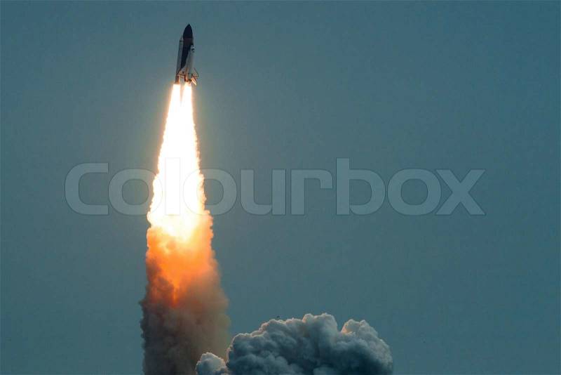 Launch of Endeavour STS-134 in Cape Canaveral, Florida, stock photo