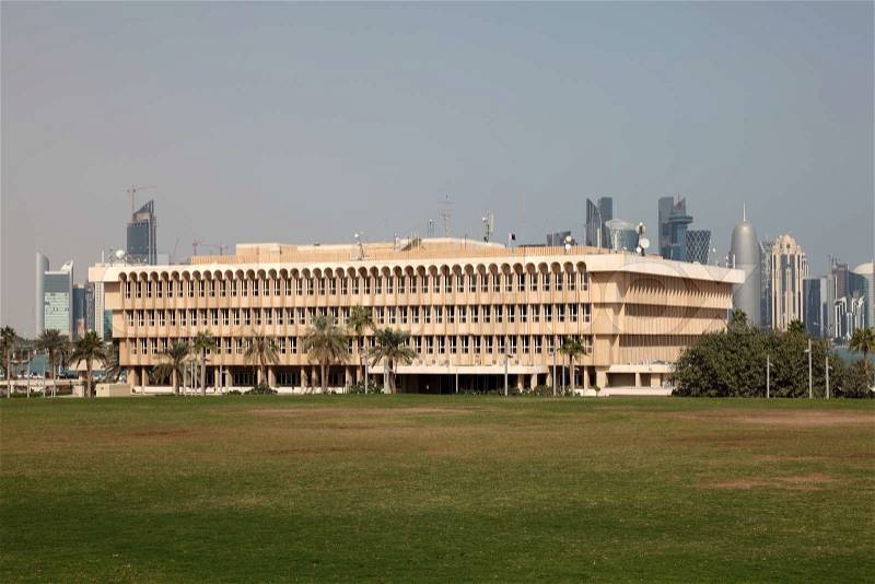 The Ministry of Interior in Doha, Qatar, Middle East, stock photo