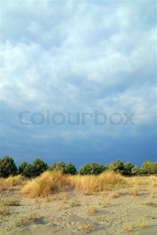 Cloudy.., stock photo