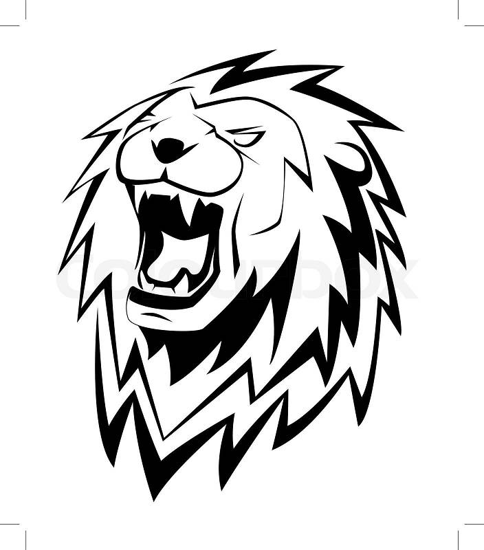 Lion roar | Stock vector | Colourbox