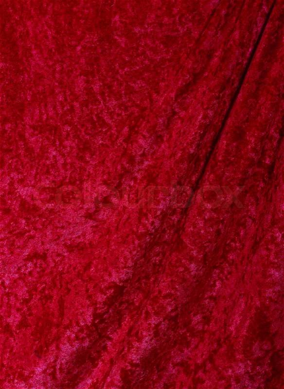 Abstract texture of a velvet curtain, stock photo