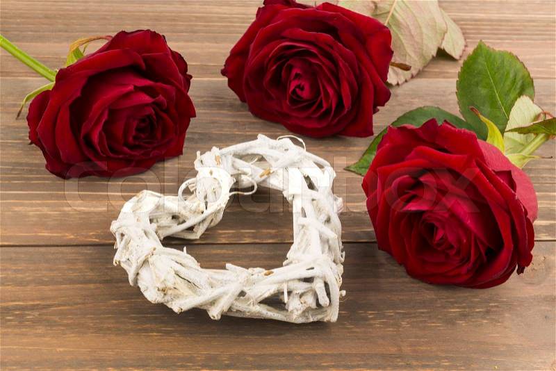 Roses as a gift and surprise to a party. symbolic photo for birthday, mother\'s day, love, valentine\'s day, stock photo