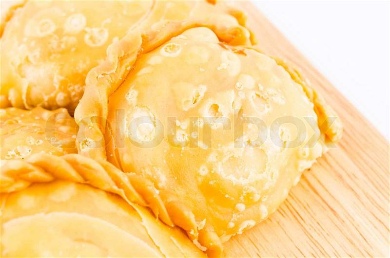 Curry puff, stock photo