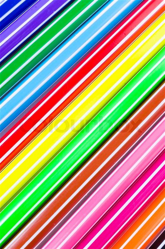 Color pen texture using as background, stock photo