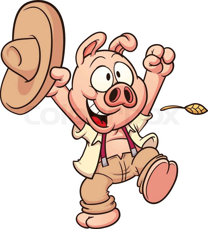 pig clip art character - photo #26