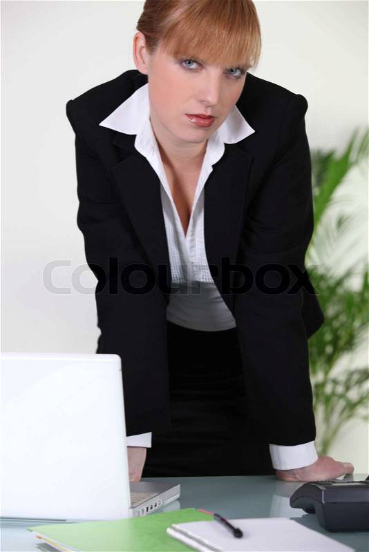 Young businesswoman, stock photo