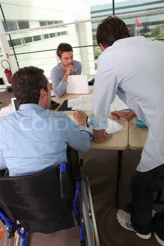 Business meeting, stock photo