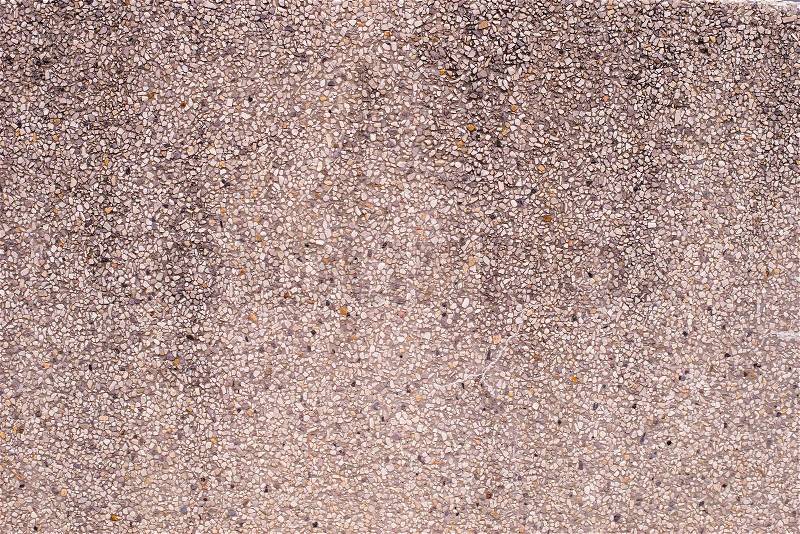 Wall surface gravel washed background, stock photo