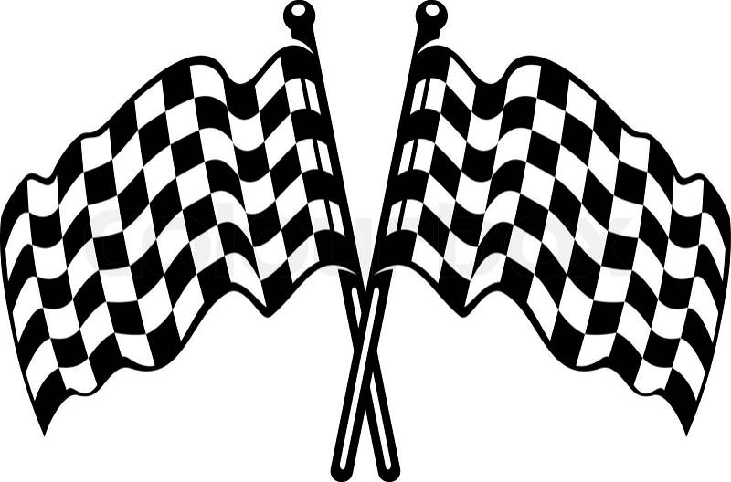 Image result for black and white checkered flag