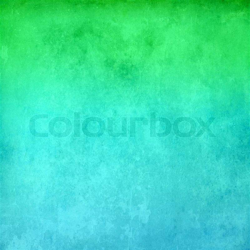 Turquoise and green vintage texture background, stock photo