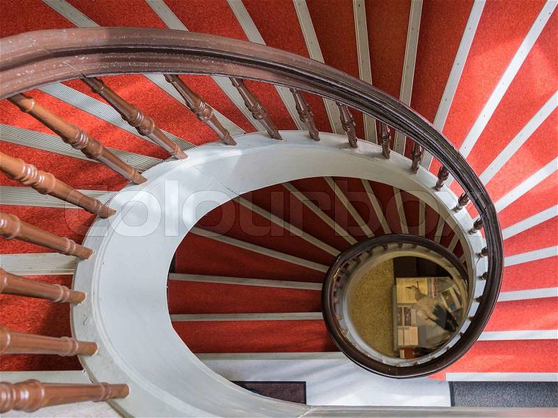 Spiral stairs, stock photo