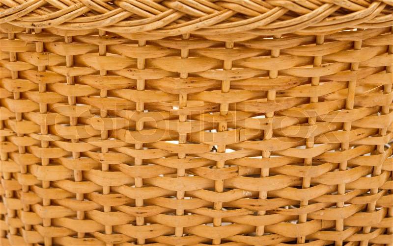Wicker wood texture, stock photo
